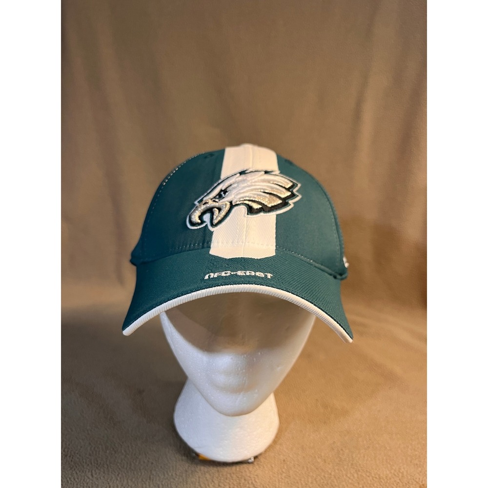 Reebok Philadelphia Eagles NFL Hat Green White NFC East Baseball Cap Mens